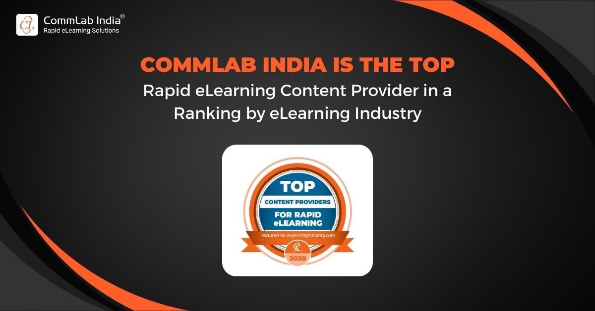 CommLab India Tops the Rapid eLearning Content Providers List for 2020